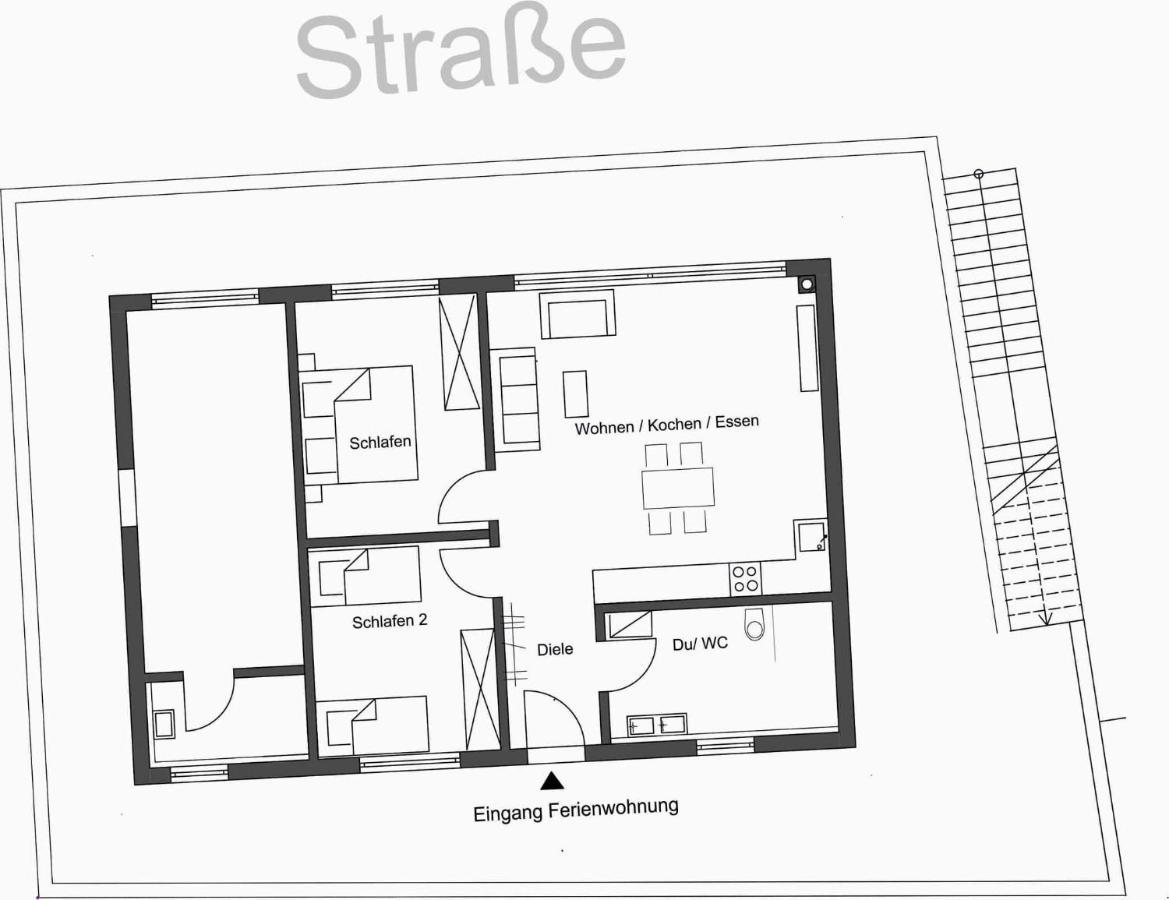 Penthouse Tauberblick Lejlighed Tauberbischofsheim Eksteriør billede
