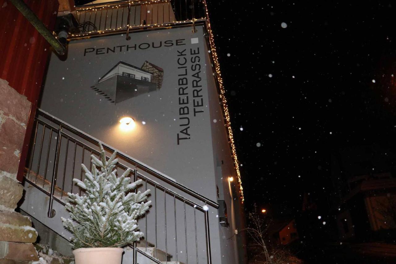 Penthouse Tauberblick Lejlighed Tauberbischofsheim Eksteriør billede